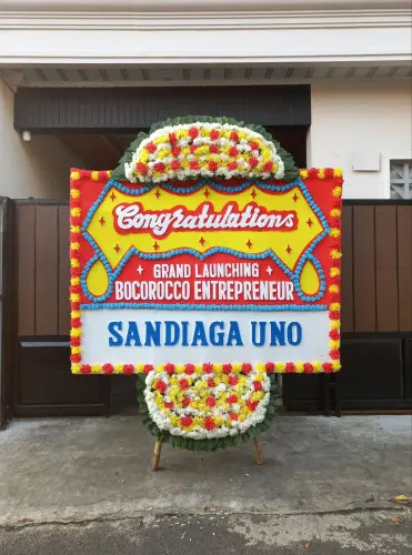 Papan Bunga Opening lamper lor