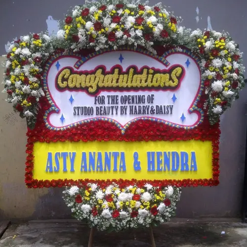 Papan Bunga Opening lamper lor